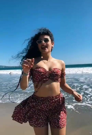 4. Sweetie Sofia Mata in Crop Top at the Beach