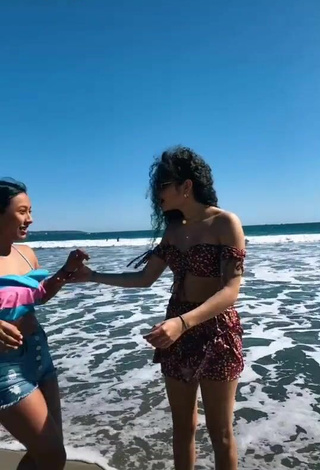 2. Luscious Sofia Mata in Crop Top at the Beach