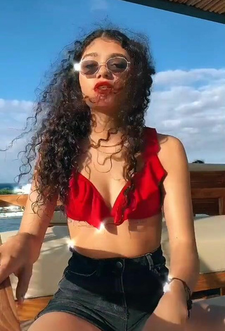 Sweetie Sofia Mata in Red Bikini Top