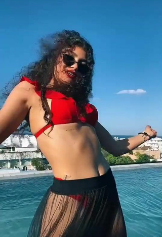 2. Pretty Sofia Mata in Red Bikini