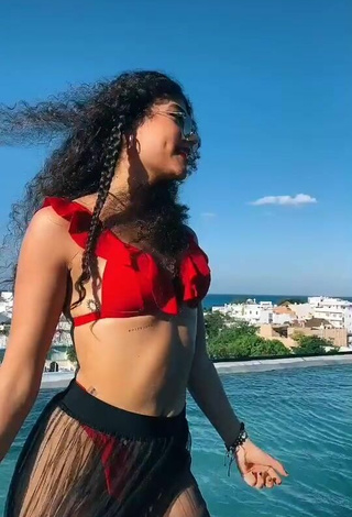 3. Pretty Sofia Mata in Red Bikini