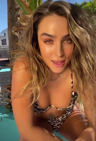 3. Sultry Sommer Ray in Leopard Bikini