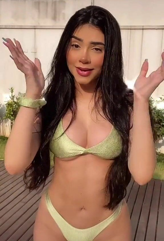 3. Luscious Tainá Costa in Golden Bikini