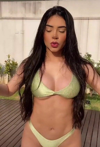 4. Luscious Tainá Costa in Golden Bikini