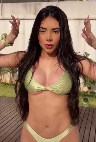 5. Luscious Tainá Costa in Golden Bikini