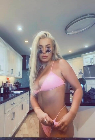 4. Sexy Tana Mongeau in Pink Bikini