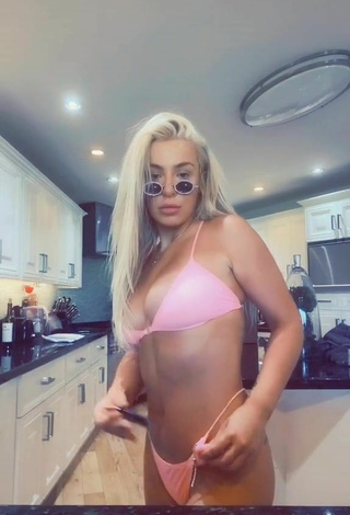 5. Sexy Tana Mongeau in Pink Bikini