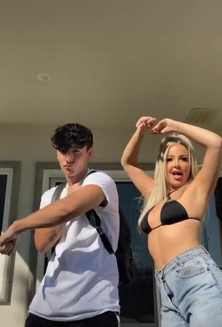 Sweetie Tana Mongeau in Black Bikini Top