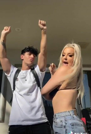 5. Sweetie Tana Mongeau in Black Bikini Top