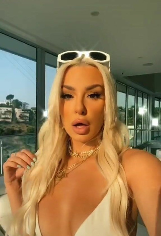 5. Sexy Tana Mongeau in White Bikini Top