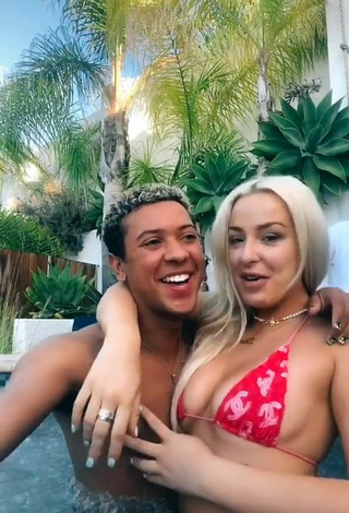 3. Sultry Tana Mongeau in Bikini at the Pool