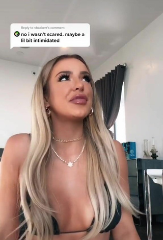 3. Beautiful Tana Mongeau in Sexy Black Bikini Top