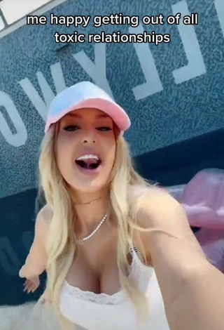 3. Titillating Tana Mongeau Shows Cleavage