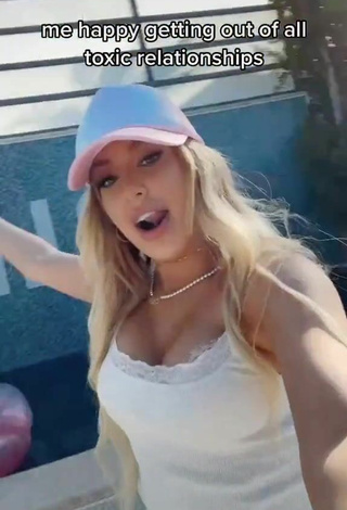 6. Titillating Tana Mongeau Shows Cleavage