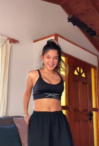 2. Luscious Tati Fernández in Black Sport Bra