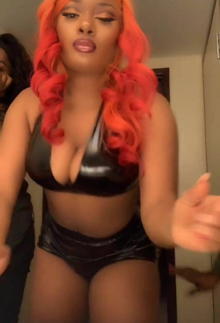 1. Sultry Megan Thee Stallion Shows Cleavage