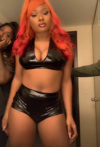 2. Sultry Megan Thee Stallion Shows Cleavage