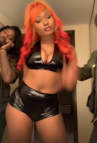 3. Sultry Megan Thee Stallion Shows Cleavage