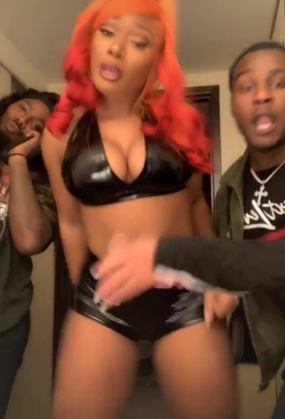 5. Sultry Megan Thee Stallion Shows Cleavage