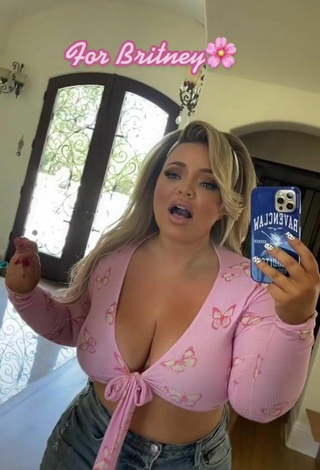 3. Sexy Trisha Paytas Shows Cleavage