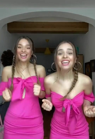 Sultry Aitana & Paula Etxeberria Braless