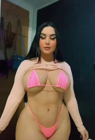 1. Hottest Victoria Matosa in Pink Bikini (Underboob)