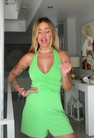 3. Sultry Abril Cols in Green Overall