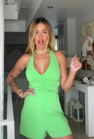 4. Sultry Abril Cols in Green Overall