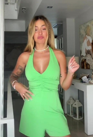 5. Sultry Abril Cols in Green Overall