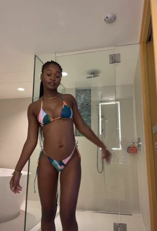 3. Sweet Angel Ogbonna Shows Cleavage in Cute Bikini