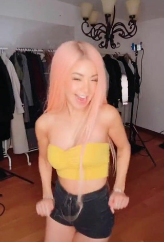 2. Sexy Caelike in Crop Top