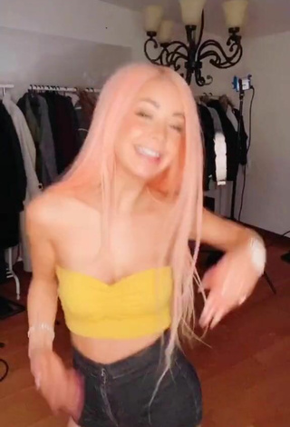 3. Sexy Caelike in Crop Top