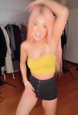 5. Sexy Caelike in Crop Top