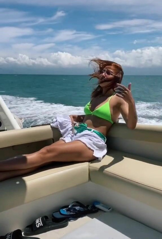 4. Luscious Dani Russo in Bikini Top on a Boat